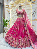 "RANI ROYALE EMBROIDERED LEHENGA" image 0