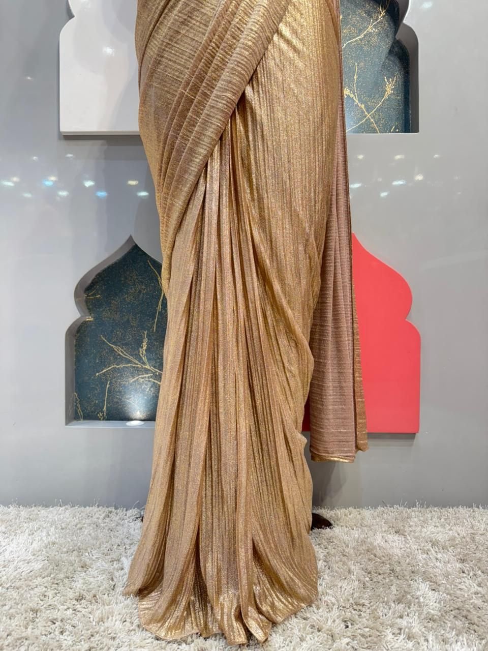 "GOLDEN DRAPE LUXE DRSAPE SAREE" image 3
