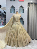 "IVORY REGAL EMBROIDERED LEHENGA" image 0