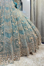 "AQUA ROYALE LEHENGA" image 4