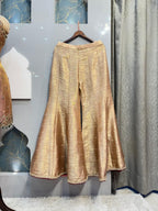 "BLUSH GOLD EMBELLISHED SHARARA" image 3