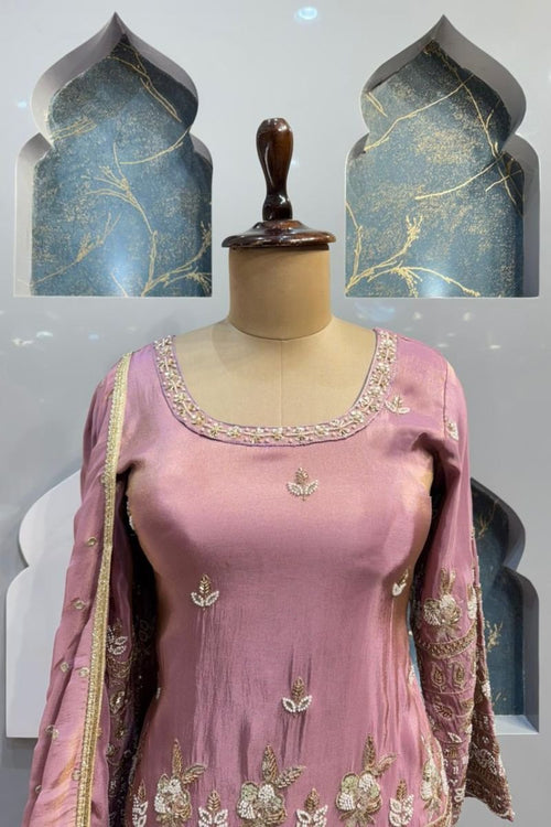 "BLUSH BLOOOM SHARARA" image 1