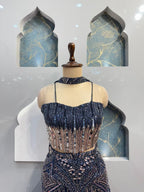 "MIDNIGHT BLUE EMBELLISHED MERMAID" image 1