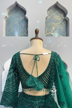 "EMERALD LUXE LEHENGA" image 5