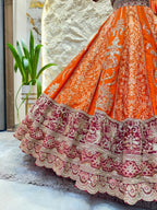 "SUNSET ROYALE EMBROIDERED LEHENGA" image 3