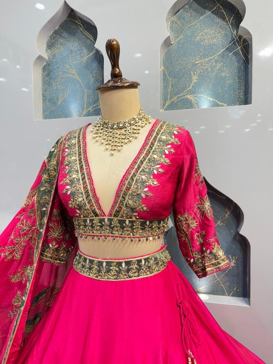 "RANI ROYALE EMBROIDERED LEHENGA" image 2