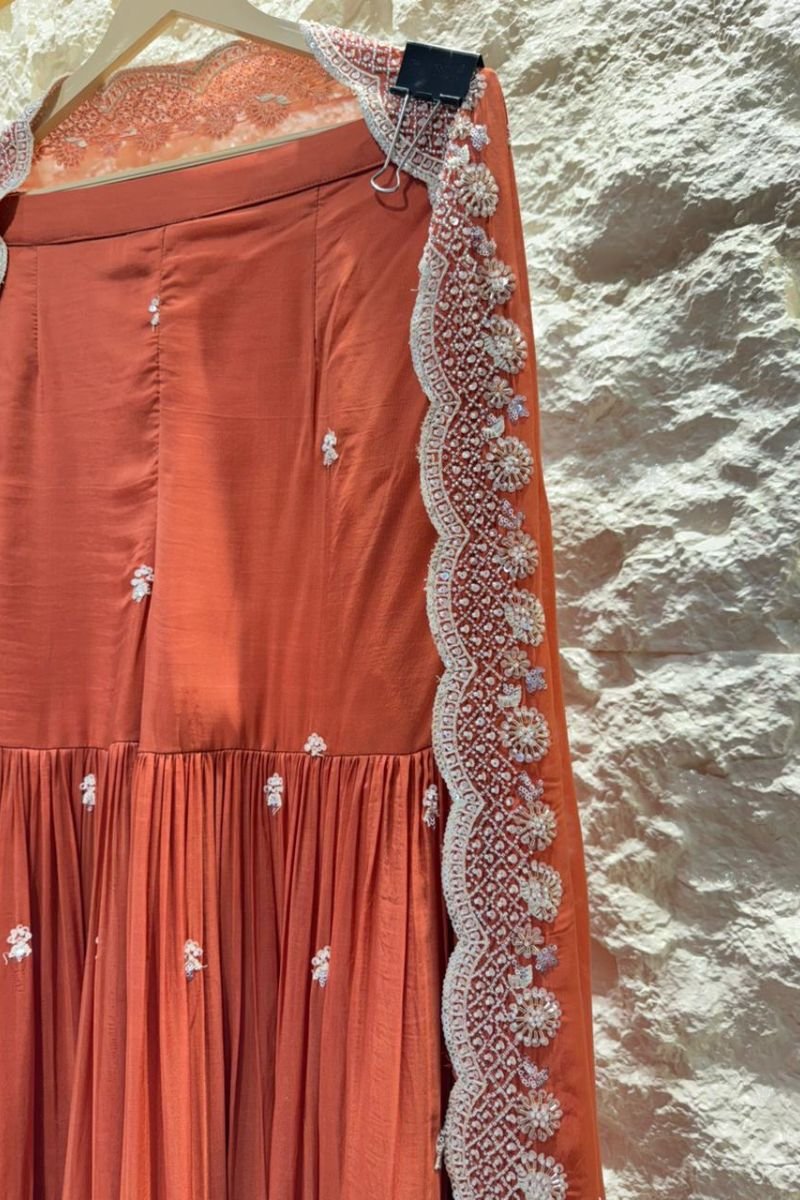 "BLUSH BLOOM SHARARA SUIT" image 3