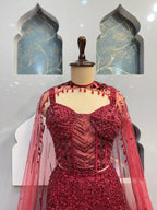 "CRIMSON ROYALE SEQUIN MERMAID image 1