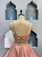"BLUSH ROYALE JACKET LEHENGA" image 4
