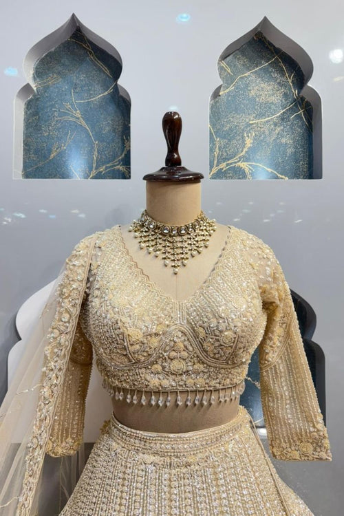 "IVORY ROYALE LEHENGA" image 1