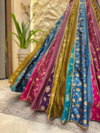 "NOOR-E- RANG PATCHWORK LEHENGA" image 3
