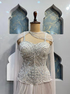 "LUXARY PEARL WHITE EMBELLISHED" image 1