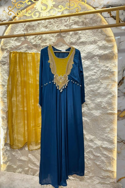 "TEAL BLUE REGAL SUIT" image 0