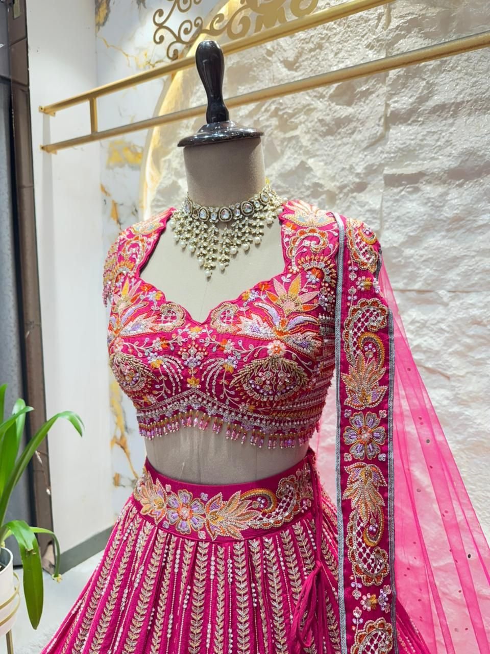 "RANI ROYALE EMBROIDERED LEHENGA" image 2