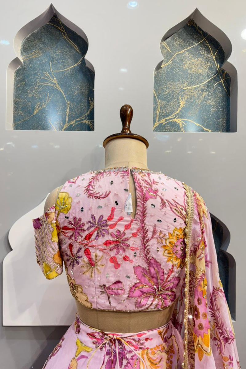 "ROSE BLOOM LEHENGA" image 5