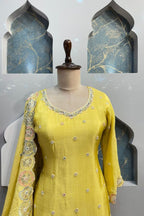"SUNSHINE BLOOM YELLOW SHARARA" image 1