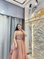 "ROSE GOLD RADIANCE LEHENGA" image 3