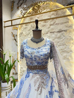 "FROSTED BLOOM LEHENGA" image 1