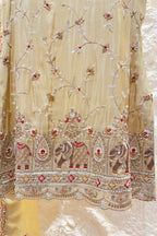 "IVORY ZOHRA SHARARA SUIT" image 4