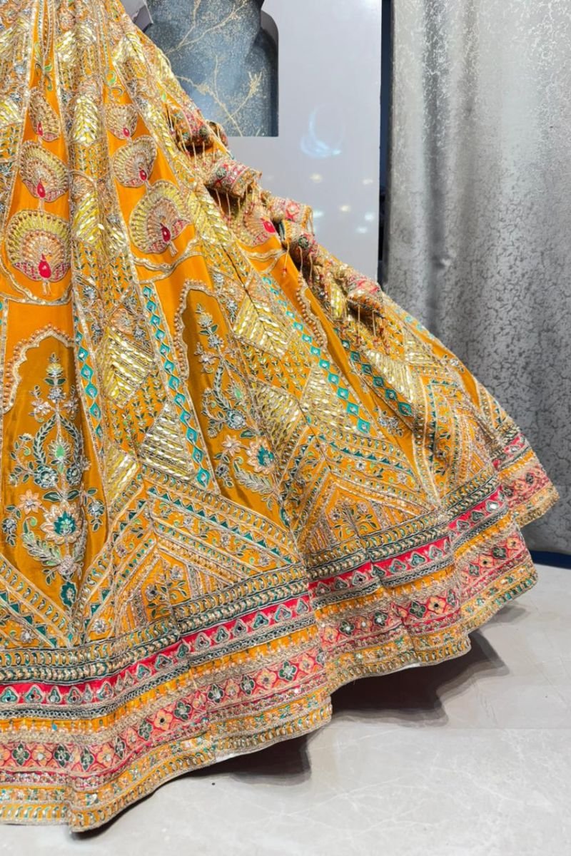"FESTIVE MULTICOLOUR LEHENGA" image 3