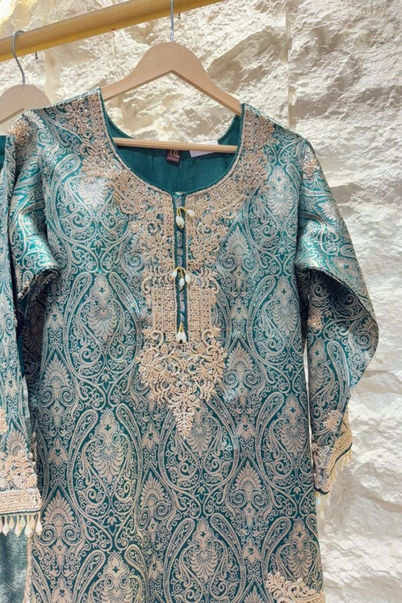 "EMERALD TEAL ROYAL SUIT" image 1