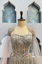 "IVORY GOLD CRYSTAL MERMAID" image 1
