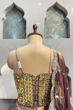 "CLASSIC IVORY ROYAL FESTIVE LEHENGA" image 5