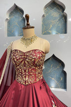 "RUBY ROYALE LEHENGA" image 2