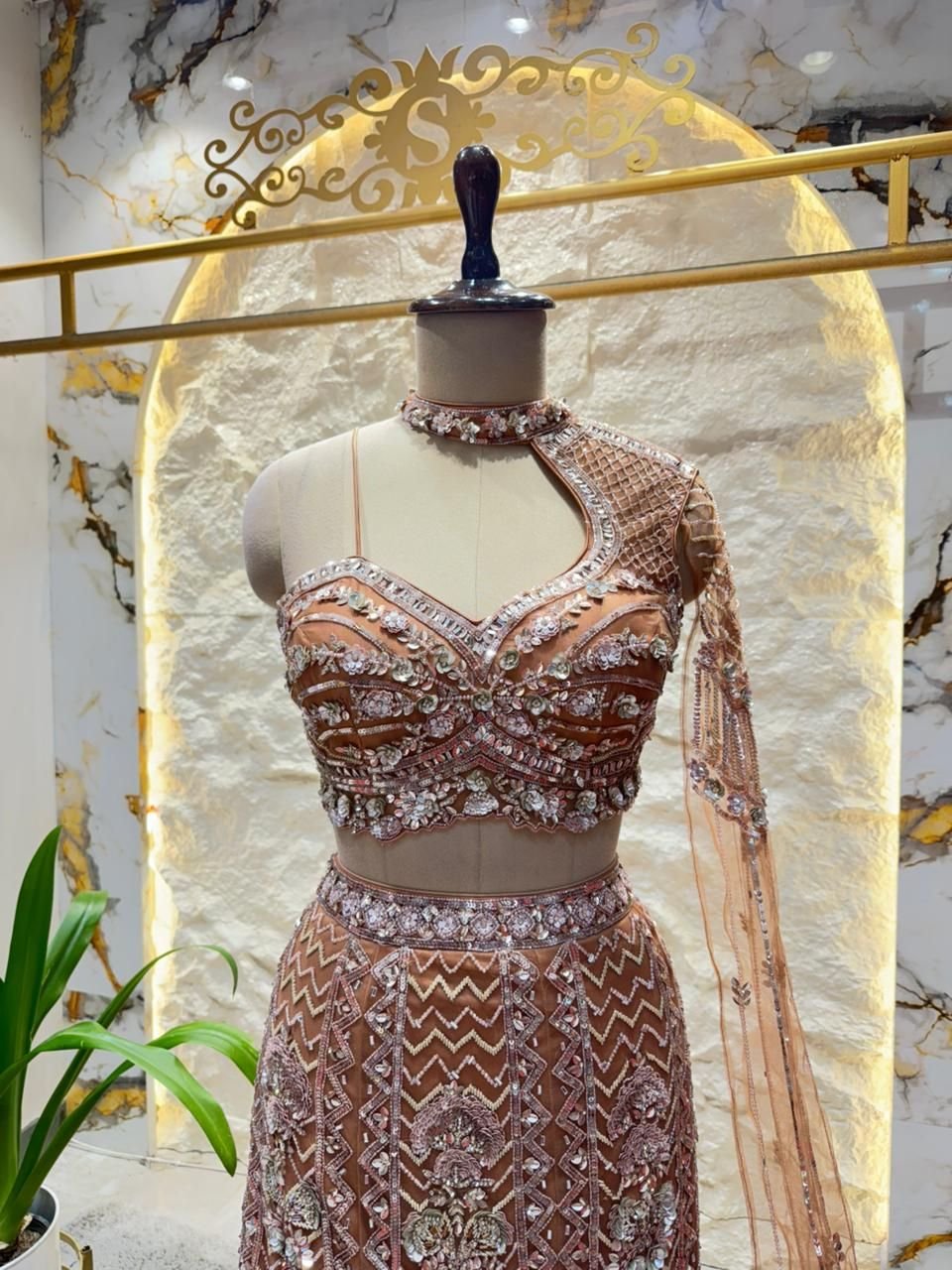 "BLUSH ROYALE EMBROIDERED MERMAID" image 1
