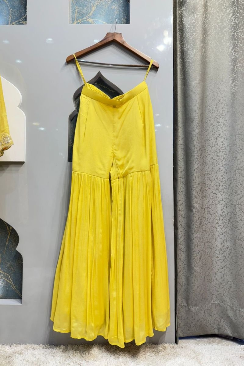 "SUNSHINE BLOOM YELLOW SHARARA" image 3