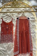 "BLUSH BLOOM SHARARA SUIT" image 5