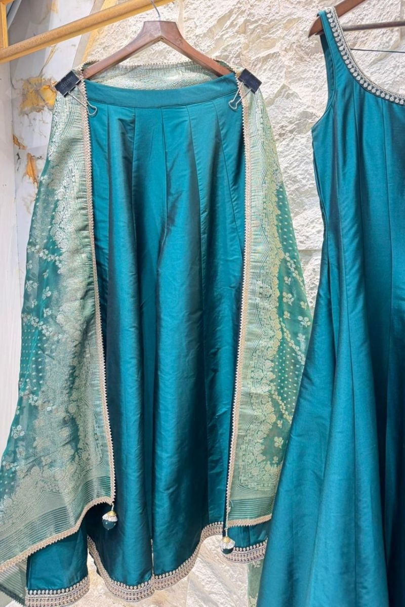 "TEAL GRACE ANARKALI" image 3