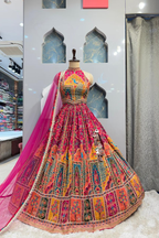 "GULBAGH MULTICOLOUR LEHENGA" image 0