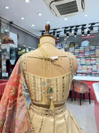 "IVORY BLUSH RADIANCE LEHENGA" image 4