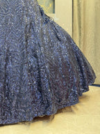 "STARLIGHT NAVY DESIGNER LEHANGA" image 4