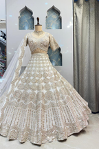 "RAJWADA IVORY OPULENCE LEHENGA" image 4