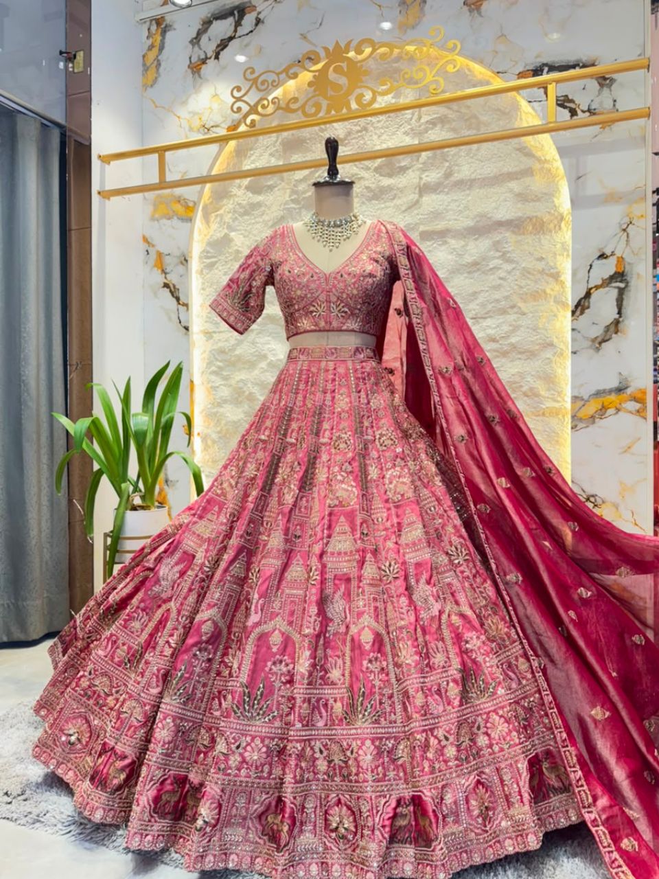 "ROSEWOOD HERITAGE EMBROIDERED LEHENGA"