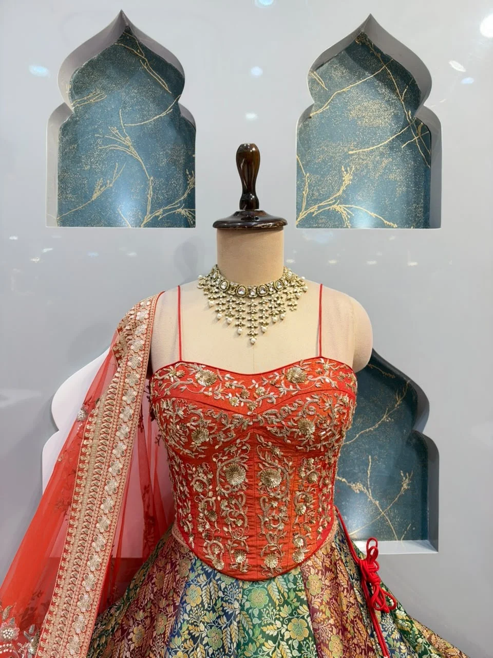 "REGAL MULTICOLOR LEHENGA"
