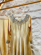 "IVORY GOLD ELEGANCE ANARKALI"