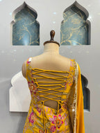 "SULIT BLOSSOM EMBROIDERED SHARARA"