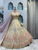 "IVORY BLUSH ROYALE LEHENGA"