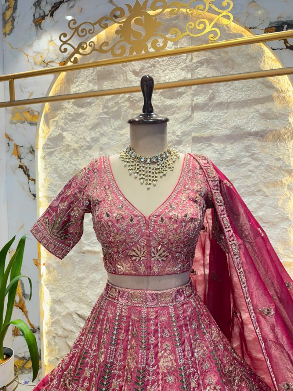 "ROSEWOOD HERITAGE EMBROIDERED LEHENGA"