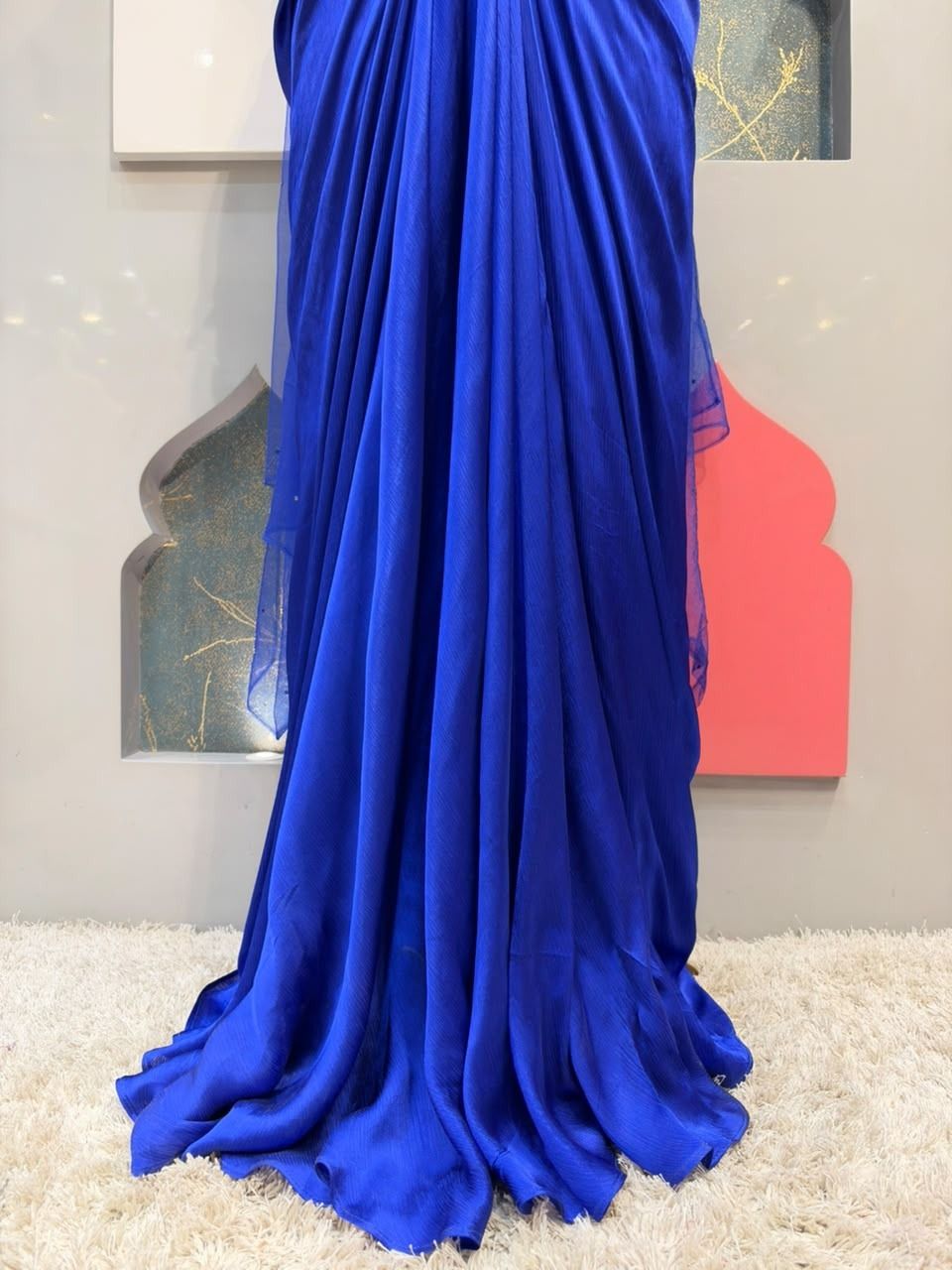 "ROYAL BLUE INDO-WESTERN"