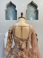 "ROSE GOLD ROYALE LEHENGA"