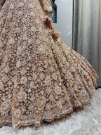 "ROSE GOLD ROYALE LEHENGA"