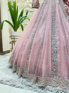 "BLUSH ROYALE PINK LEHENGA"