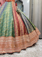 "REGAL MULTICOLOR LEHENGA"