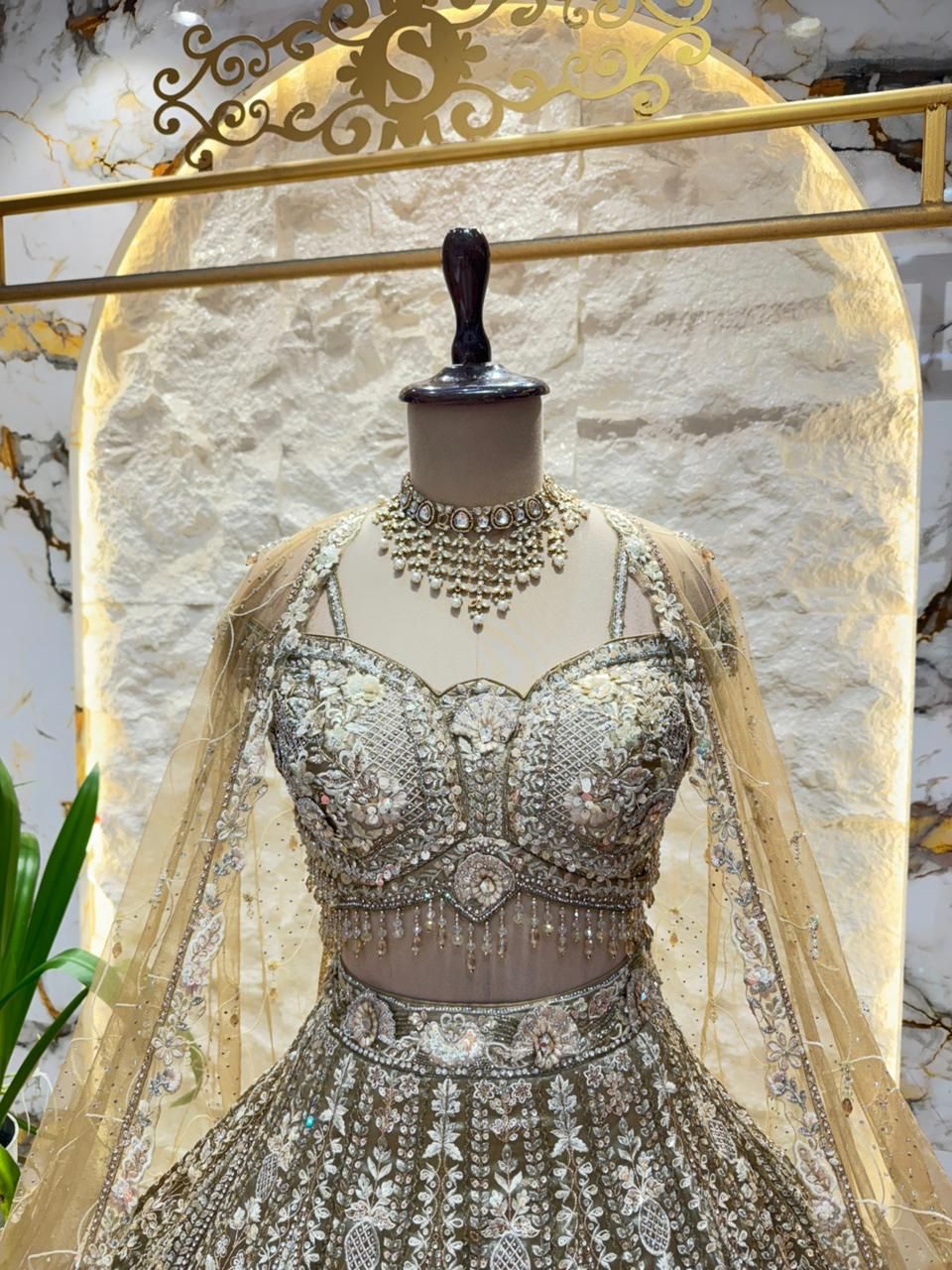 "IMPERIAL GOLD LEHENGA"