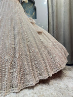 "IVORY ROYALE TASSEL LEHENGA"