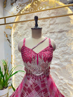"RUBY RADIANCE EMBELLISHED LEHENGA"